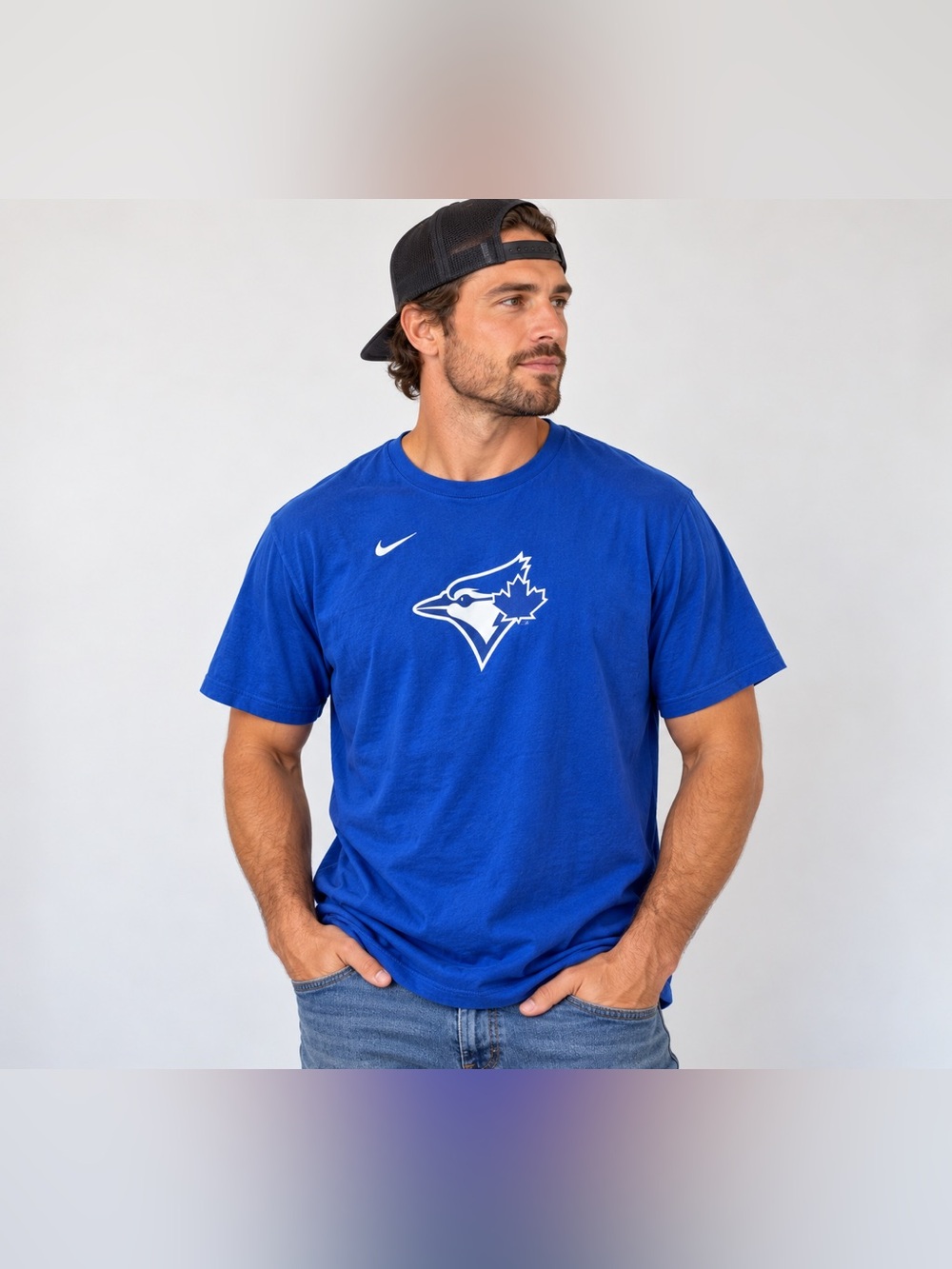 Nike Toronto Blue Jays T-Shirt Men’s XXL Blue MLB Logo Tee